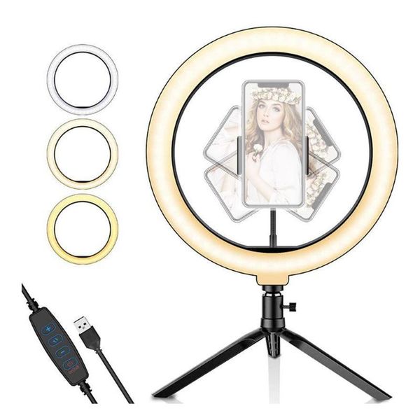 26cm video selfie ring light with tripod makeup pgraphy lighting stand studio lamp with cell phone holder for youtube live
26cm video selfie ring light with tripod makeup pgraphy lighting stand studio lamp with cell phone holder for youtube live