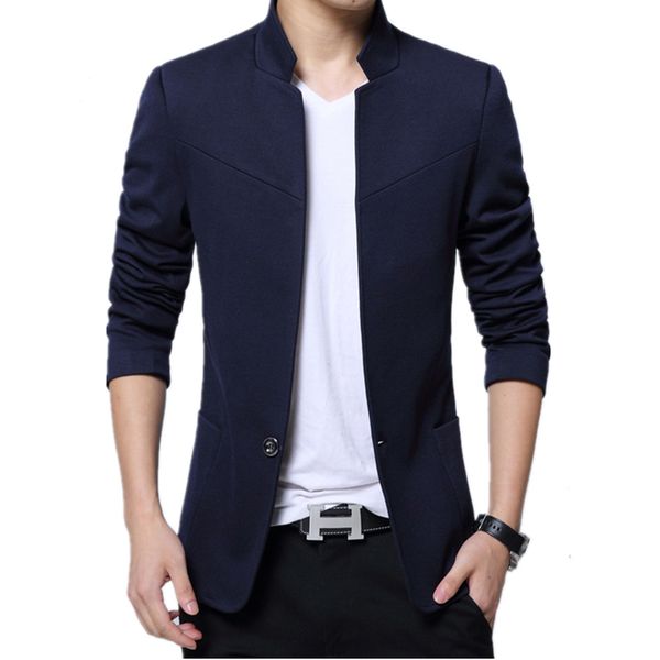 men blazer autumn americana hombre plus size 5xl casual slim fit blazer masculino single button black gray blue costume homme q1216, White;black
men blazer autumn americana hombre plus size 5xl casual slim fit blazer masculino single button black gray blue costume homme q1216, White;black