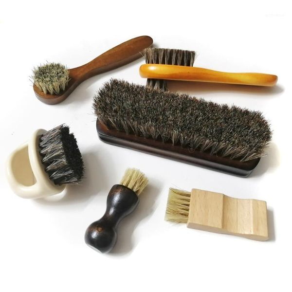 shoe brushes 6 pcs set horse hair pig bristle brush , oil polish tool, scrub suede fur, clear leather shoes ash1
shoe brushes 6 pcs set horse hair pig bristle brush , oil polish tool, scrub suede fur, clear leather shoes ash1