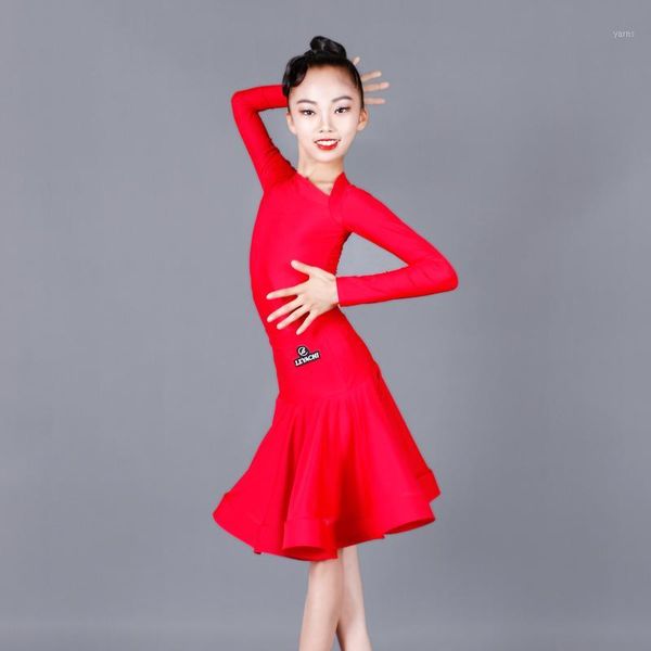latin dance dress for girls professional children's practice clothes latin dance skirts standard ballroom dresses dqs37451, Black;red
latin dance dress for girls professional children's practice clothes latin dance skirts standard ballroom dresses dqs37451, Black;red