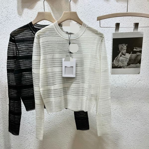 1112 2022 brand same style sweaters pullover long sleeve black white crew neck women clothing qian, White;black
1112 2022 brand same style sweaters pullover long sleeve black white crew neck women clothing qian, White;black