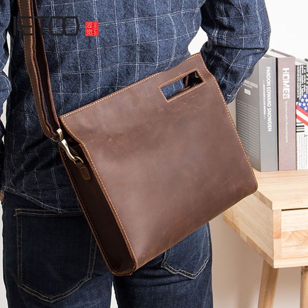 aetoo mad horse leather men's bag, large-capacity hand bag, casual envelope bag, leather package
aetoo mad horse leather men's bag, large-capacity hand bag, casual envelope bag, leather package