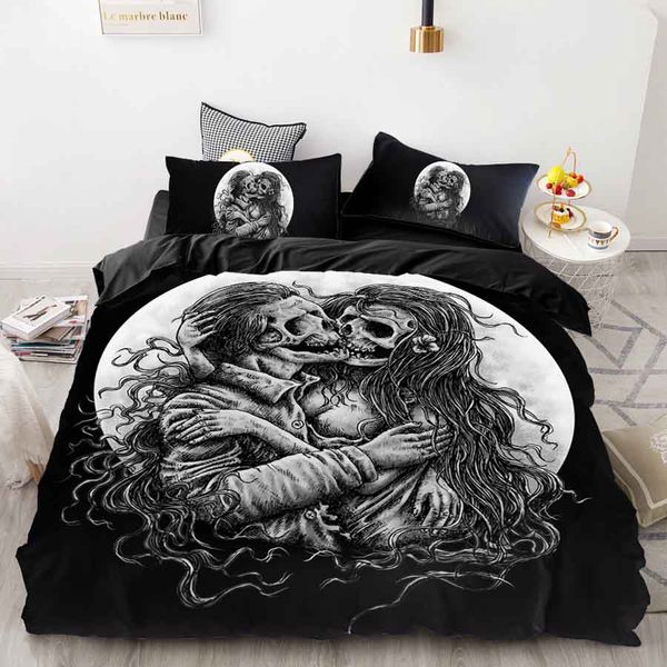 wostar home textile 3d skull bedding sets sugar black skull halloween style flower skull duvet cover linen cotton luxury bedding
wostar home textile 3d skull bedding sets sugar black skull halloween style flower skull duvet cover linen cotton luxury bedding