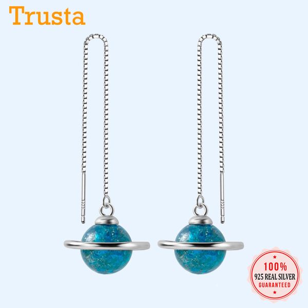 925 sterling silver blue planet long tassel drop earrings for women wedding sterling silver jewelry gift
925 sterling silver blue planet long tassel drop earrings for women wedding sterling silver jewelry gift
