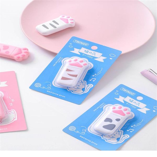 Kawaii Big Cat Claw Shape Cute Practical Correction Tape White Out Corrector Diary Stationery School Supply