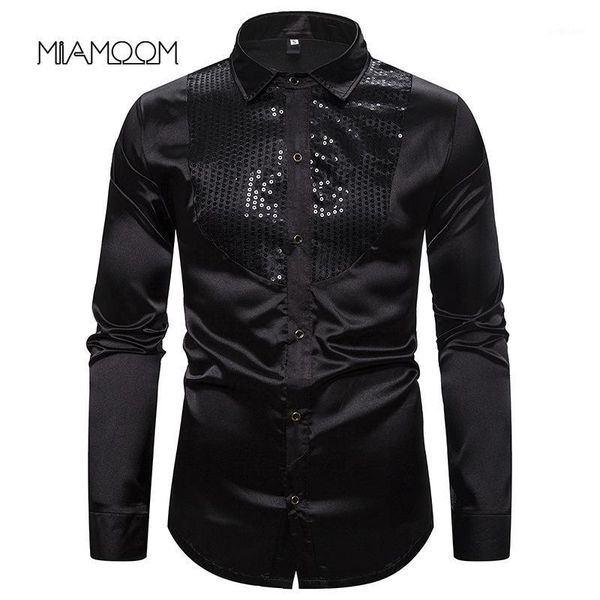 miamoom men's shirt casual sequined show nightclub men's long sleeve shirt1, White;black
miamoom men's shirt casual sequined show nightclub men's long sleeve shirt1, White;black
