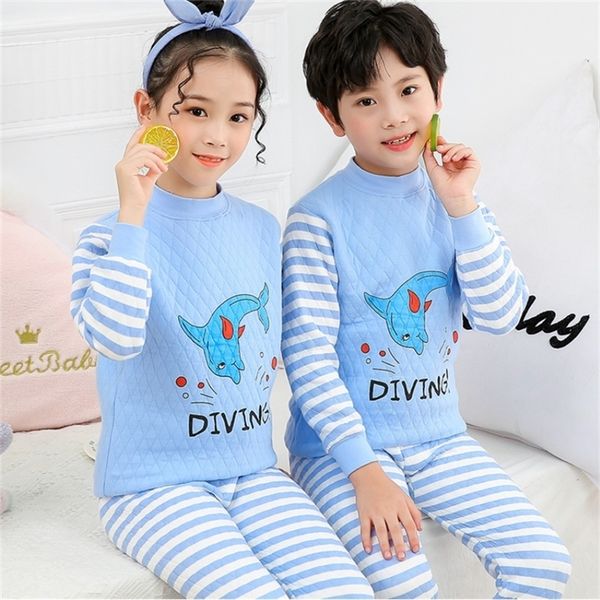 boys girls dinosaur pajamas winter long sleeve warm thick clothing sleepwear cotton pyjamas home sets for kids 2 4 6 8 10 12 yrs lj201216, Blue;red
boys girls dinosaur pajamas winter long sleeve warm thick clothing sleepwear cotton pyjamas home sets for kids 2 4 6 8 10 12 yrs lj201216, Blue;red