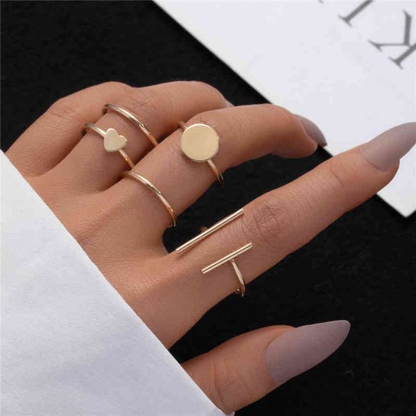 fashion gold color round heart geometric rings set for women minimalism thin circle open ring joint knuckle female jewelry, Silver
fashion gold color round heart geometric rings set for women minimalism thin circle open ring joint knuckle female jewelry, Silver