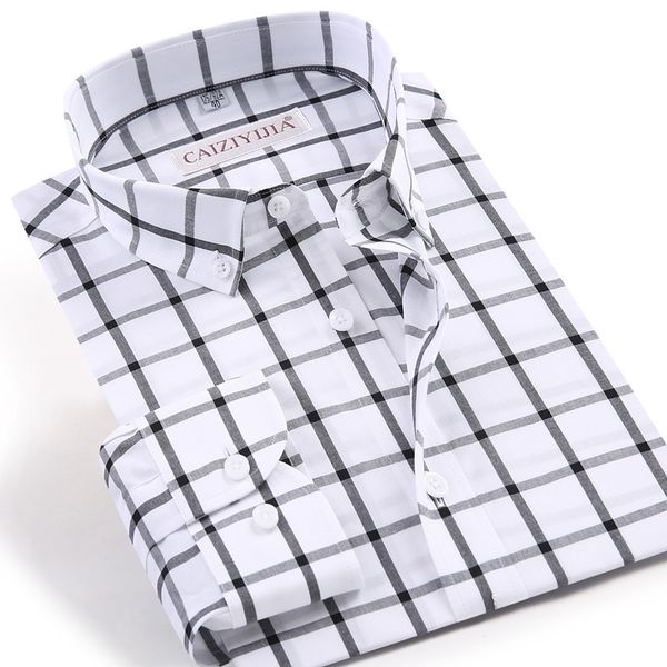 men's fashion long sleeve plaid checkered dress shirt easy care fabric - wrinkle casual gingham button down cotton shirts c1210, White;black
men's fashion long sleeve plaid checkered dress shirt easy care fabric - wrinkle casual gingham button down cotton shirts c1210, White;black