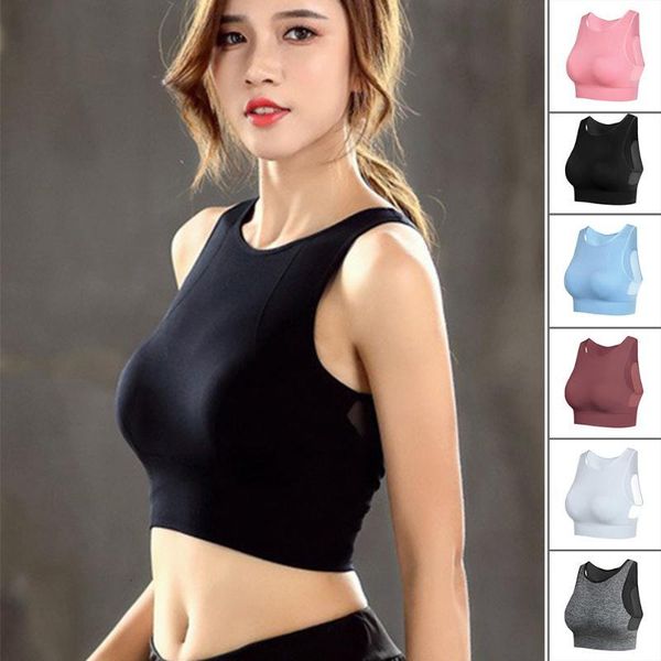 women breathable sports bra absorb sweat shockproof padded sports bra for athletic gym running fitness yoga, White;black 
women breathable sports bra absorb sweat shockproof padded sports bra for athletic gym running fitness yoga, White;black