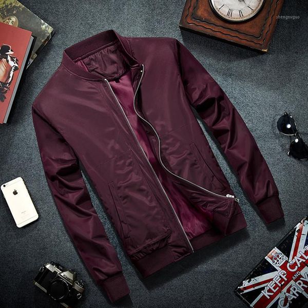 2020 brand mens bomber jacket thin men baseball jackets coat solid color casual jacket overcoat for male clothing1, Black;brown
2020 brand mens bomber jacket thin men baseball jackets coat solid color casual jacket overcoat for male clothing1, Black;brown