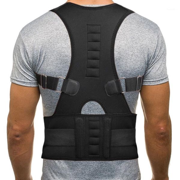 back support men and women posture corrector trainer adjustable brace clavicle sslouching hunching1, Black;blue
back support men and women posture corrector trainer adjustable brace clavicle sslouching hunching1, Black;blue