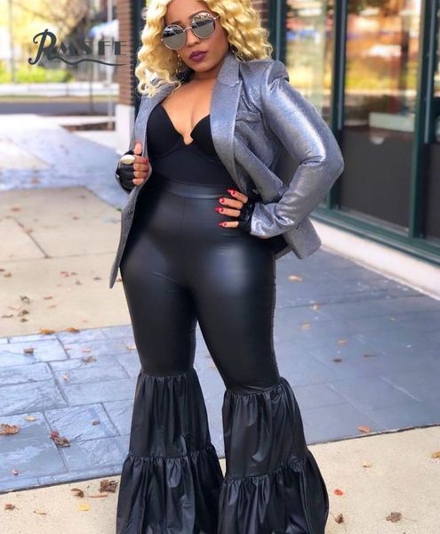 women's pants & capris rmsfe 2021 european and american women street trendsetters fashion tight pu skin pleated flared, Black;white
women's pants & capris rmsfe 2021 european and american women street trendsetters fashion tight pu skin pleated flared, Black;white