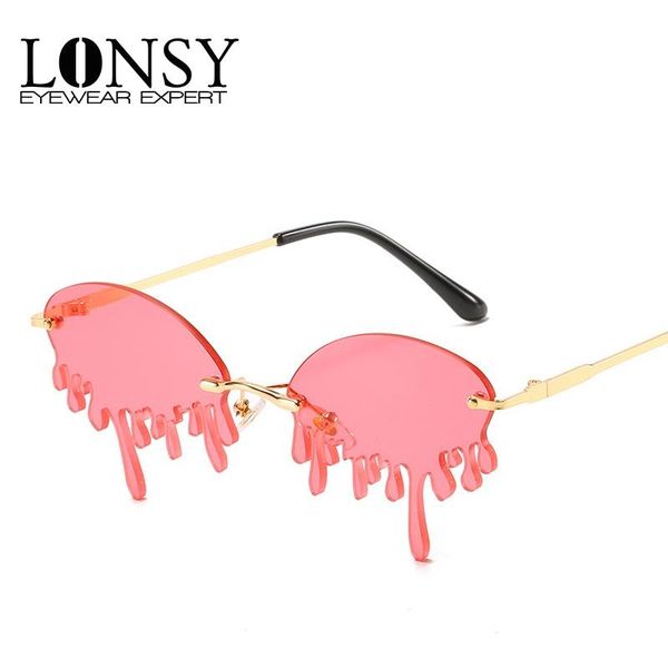sunglasses lonsy fashion rimless women brand vintage unique tears shape sun glasses for female gafas shades uv400, White;black
sunglasses lonsy fashion rimless women brand vintage unique tears shape sun glasses for female gafas shades uv400, White;black
