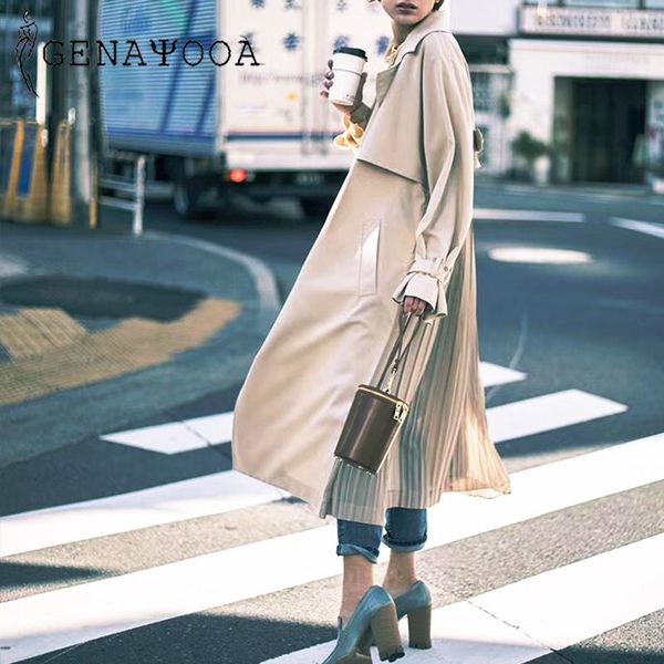genayooa trench coat for women casual trench thin autumn winter pleated trench coat feminino 2020 windbreaker long, Tan;black
genayooa trench coat for women casual trench thin autumn winter pleated trench coat feminino 2020 windbreaker long, Tan;black