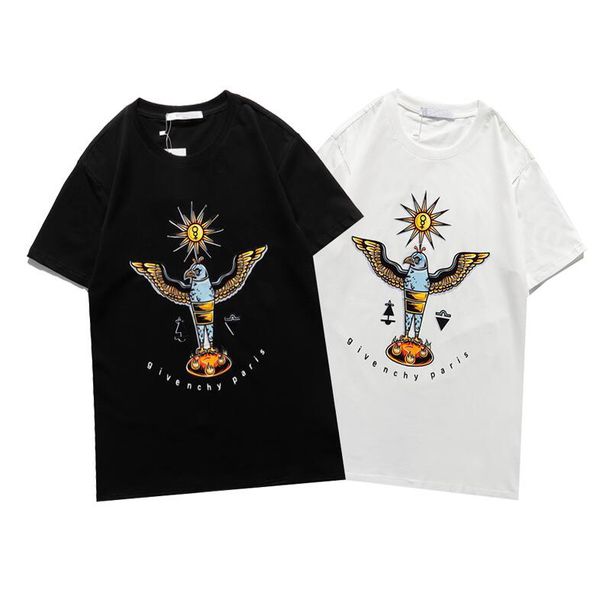 bird print men t shirt cotton short sleeved casual t-shirt hip hop swag tee men's clothing tees, White;black
bird print men t shirt cotton short sleeved casual t-shirt hip hop swag tee men's clothing tees, White;black