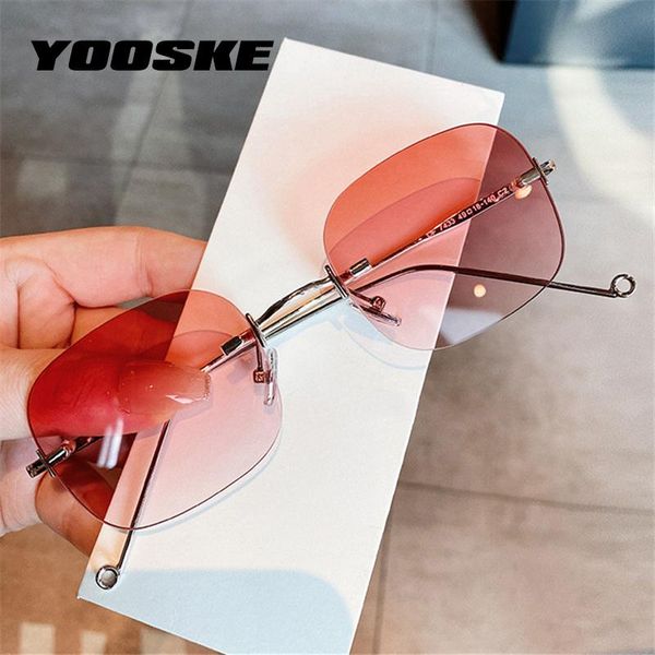sunglasses yooske vintage rimless designer gradient rectangle sun glasses ladies small frameless eyewear uv400, White;black
sunglasses yooske vintage rimless designer gradient rectangle sun glasses ladies small frameless eyewear uv400, White;black