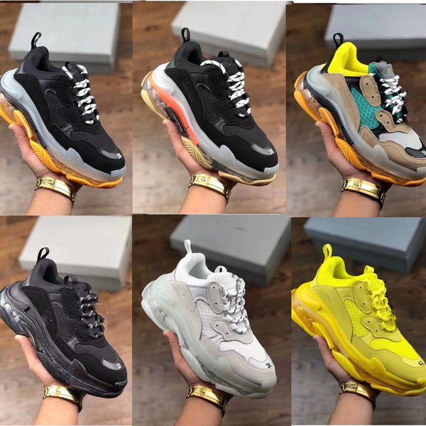 triple s high casual shoes men women waterproof cushion s silver gold anniversary 97s outdoor sport sneakers shoes, Black
triple s high casual shoes men women waterproof cushion s silver gold anniversary 97s outdoor sport sneakers shoes, Black