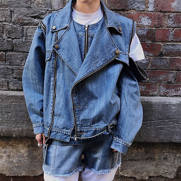 2021 Denim Men New Spring Jacket Korean Style Personality Trend Beautiful Long Sleeve Zipper. 1FCH, Tan;black
2021 Denim Men New Spring Jacket Korean Style Personality Trend Beautiful Long Sleeve Zipper. 1FCH, Tan;black