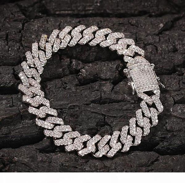 12mm gold silver zircon mens bracelet 18k gold plated full icy miami locked curb cuban bracelets non-fading non-allergic, Black
12mm gold silver zircon mens bracelet 18k gold plated full icy miami locked curb cuban bracelets non-fading non-allergic, Black