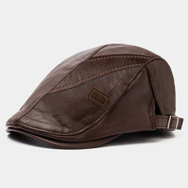 berets autumn winter cap hats for men pu leather hat male sboy flat artist painter casual retro style beret, Blue;gray
berets autumn winter cap hats for men pu leather hat male sboy flat artist painter casual retro style beret, Blue;gray