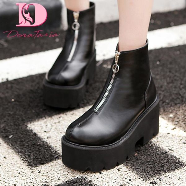 doratasia 2020 dropship big size 43 fashion women shoes woman cool square high heels platform zipper ankle boots female, Black
doratasia 2020 dropship big size 43 fashion women shoes woman cool square high heels platform zipper ankle boots female, Black