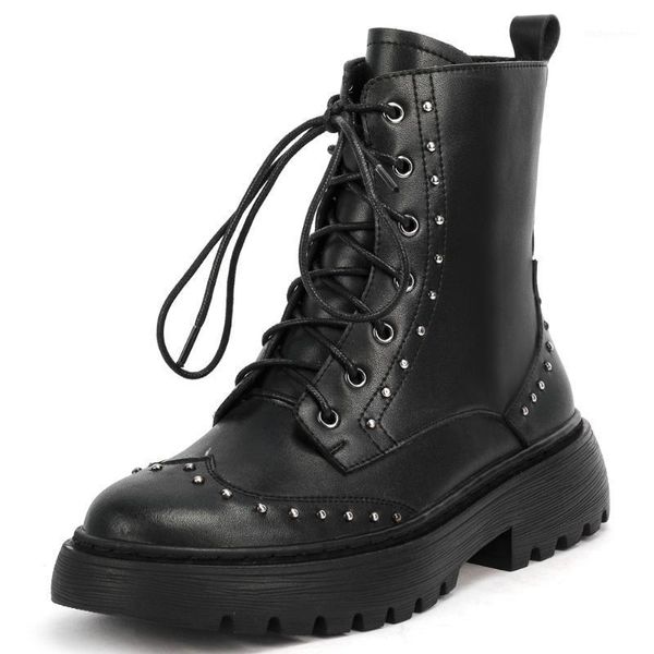 boots sarairis brand cool chic rivets shoelaces skidproof rubber sole motorcycles stylish winter shoes women1, Black
boots sarairis brand cool chic rivets shoelaces skidproof rubber sole motorcycles stylish winter shoes women1, Black