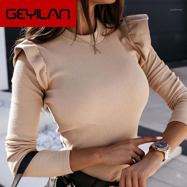 autumn round neck ruffles rib women's blouse office ladies long sleeve solid slim pullover elegant basic female shirt blusa1, White
autumn round neck ruffles rib women's blouse office ladies long sleeve solid slim pullover elegant basic female shirt blusa1, White