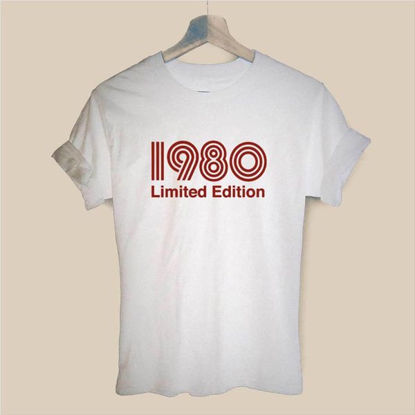 1980 edition harajuku t рубашка смешная футболка женская одежда повседневная короткая рукава топы тройки плюс размер, White
1980 edition harajuku t рубашка смешная футболка женская одежда повседневная короткая рукава топы тройки плюс размер, White