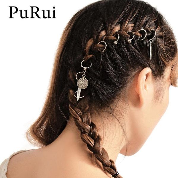purui 1 lot hair braid dreadlock accessories vintage silver color feather coin charms hair rings clip beads women jewelry, Golden;silver
purui 1 lot hair braid dreadlock accessories vintage silver color feather coin charms hair rings clip beads women jewelry, Golden;silver