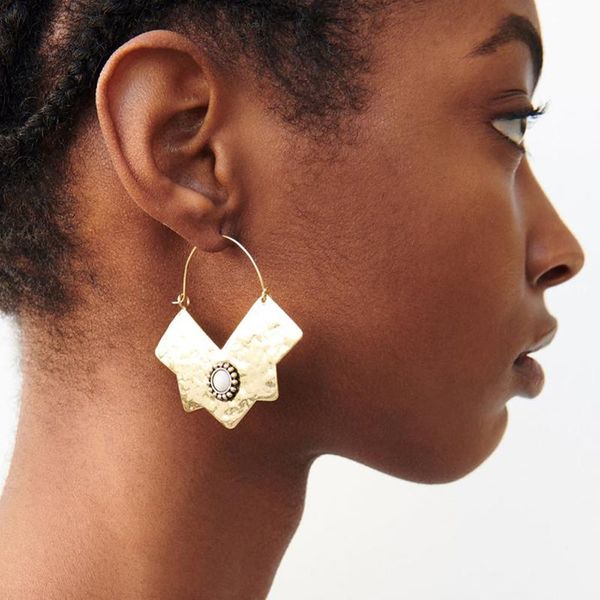 aensoa ethnic punk metal gold color hanging earrings for women vintage rhinestone geometric statement earrings wholesale gift, Golden
aensoa ethnic punk metal gold color hanging earrings for women vintage rhinestone geometric statement earrings wholesale gift, Golden