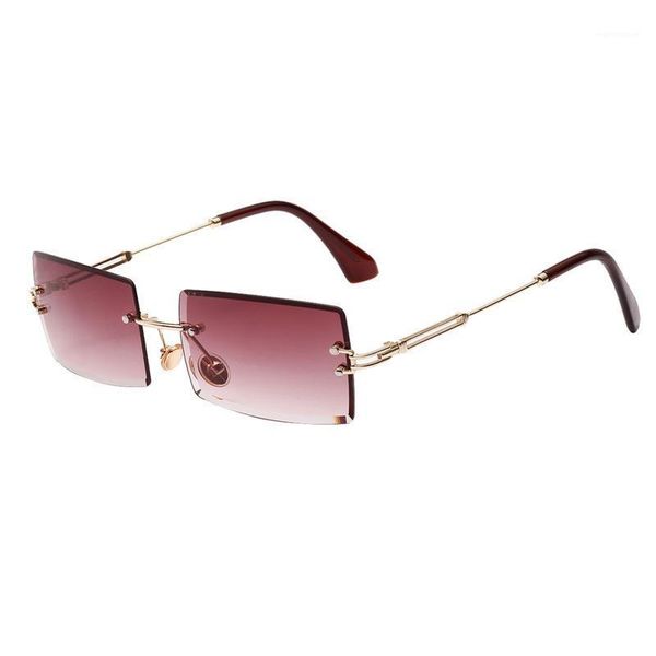 Women Sunglasses Retro Small Rectangle Rimless Square Sun Glasses 2020 Summer Style Female Green Blue1, White;black
Women Sunglasses Retro Small Rectangle Rimless Square Sun Glasses 2020 Summer Style Female Green Blue1, White;black