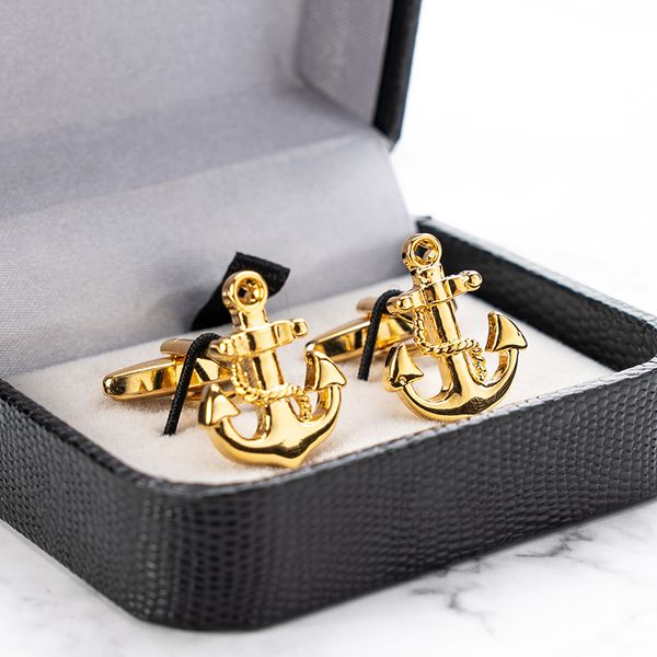 new gold ship anchor cufflinks cuff button brass material mens jewelry for french shirt gift q1219, Silver
new gold ship anchor cufflinks cuff button brass material mens jewelry for french shirt gift q1219, Silver