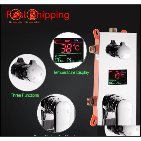 digital wall mounted 2 or 3 way shower mixer valve control with display bath shower panel intellig qylczk yh_pack
digital wall mounted 2 or 3 way shower mixer valve control with display bath shower panel intellig qylczk yh_pack