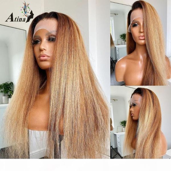 ombre highlight kinky straight human hair wig pre plucked hd transparent glueless remy lace wig for black women closure 250, Black;brown
ombre highlight kinky straight human hair wig pre plucked hd transparent glueless remy lace wig for black women closure 250, Black;brown