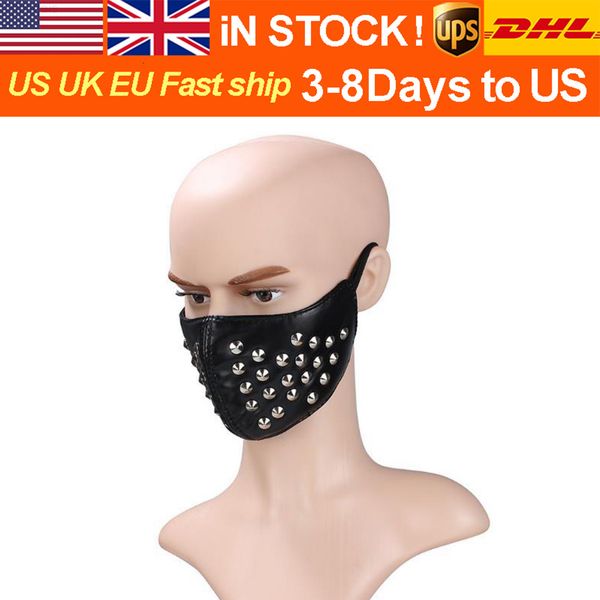 leather selling dhl fashion men's washable dust masks accessories creative hanging ears bump nails alloy respirator in stock
leather selling dhl fashion men's washable dust masks accessories creative hanging ears bump nails alloy respirator in stock