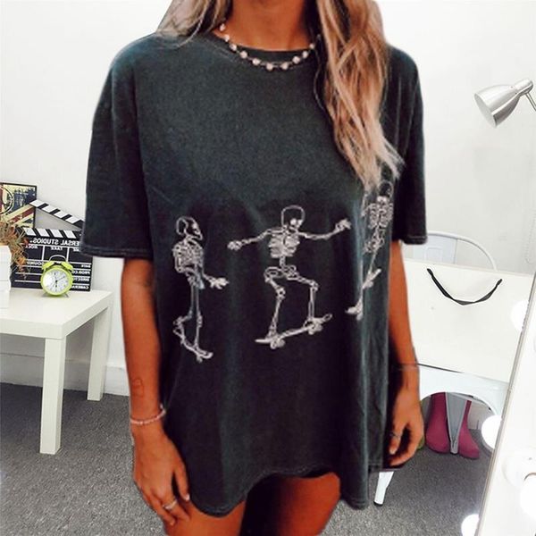 2020 punk style fun ladies summer tee skull print t-shirt women plus size s-3xl short sleeve casual new streetwear hip hop, White
2020 punk style fun ladies summer tee skull print t-shirt women plus size s-3xl short sleeve casual new streetwear hip hop, White