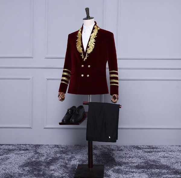 men's suits & blazers red embroidery blazer men formal dress latest coat pant designs suit costume homme terno masculino for singer, White;black
men's suits & blazers red embroidery blazer men formal dress latest coat pant designs suit costume homme terno masculino for singer, White;black