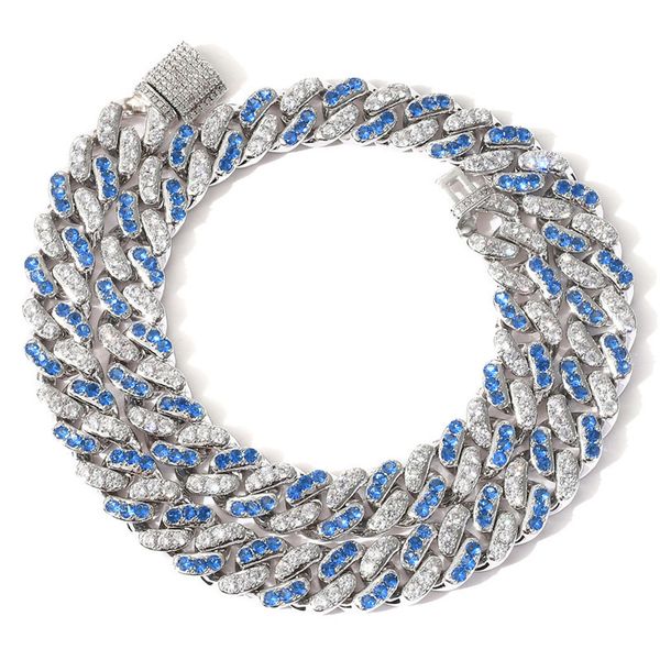 out bling iced cuban chain 16-24 "12mm cubic zirconia blue necklace for men present hip hop cz jewelry necklaces 5rsc, Silver
out bling iced cuban chain 16-24 "12mm cubic zirconia blue necklace for men present hip hop cz jewelry necklaces 5rsc, Silver