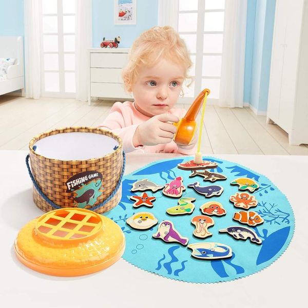 children's fishing toys boys and girls children's playing in the water puzzle baby magnetic fish pond rod fishing set 
children's fishing toys boys and girls children's playing in the water puzzle baby magnetic fish pond rod fishing set