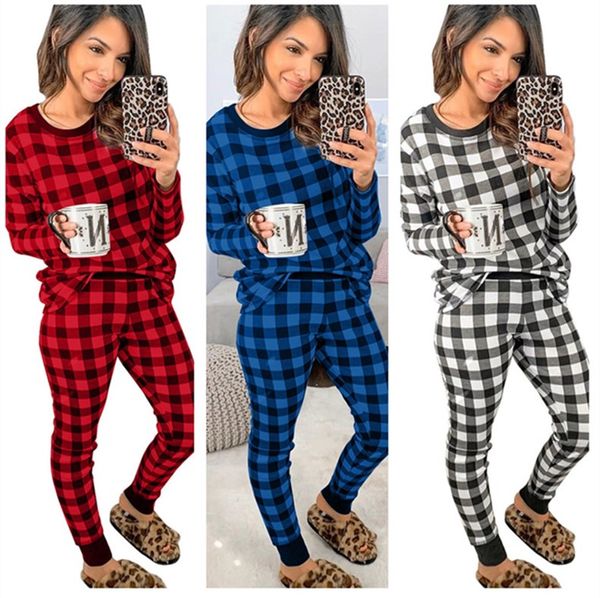 женщины дизайнер pajamas простая классическая плед домой носить осень зима длинные рукава топы пуловер брюки два штуки наряды 3 цвета e11230, White
женщины дизайнер pajamas простая классическая плед домой носить осень зима длинные рукава топы пуловер брюки два штуки наряды 3 цвета e11230, White