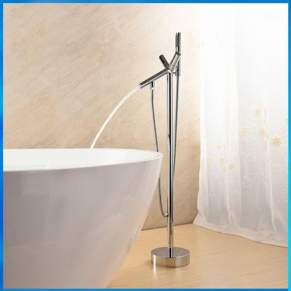 chrome plated solid brass classic bathtub faucet floor stand faucet and cold water shower1
chrome plated solid brass classic bathtub faucet floor stand faucet and cold water shower1