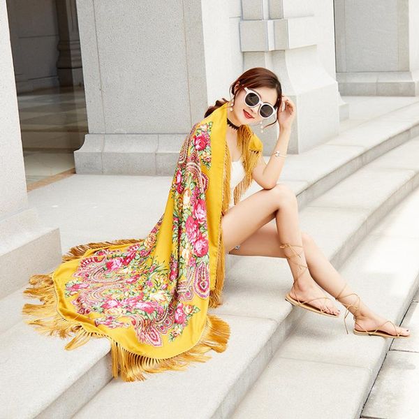 160x160cm extra big square scarf russian brand cotton long tassel scarf spring winter shawl women floural female cape, Blue;gray
160x160cm extra big square scarf russian brand cotton long tassel scarf spring winter shawl women floural female cape, Blue;gray
