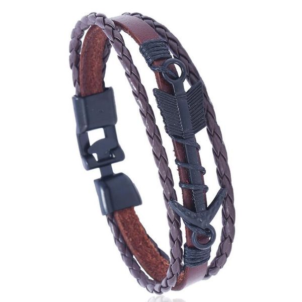 punk vintage arrow charms fashion genuine leather hand chain buckle bangle wrap wristbands women men jewelry gifts, Black
punk vintage arrow charms fashion genuine leather hand chain buckle bangle wrap wristbands women men jewelry gifts, Black