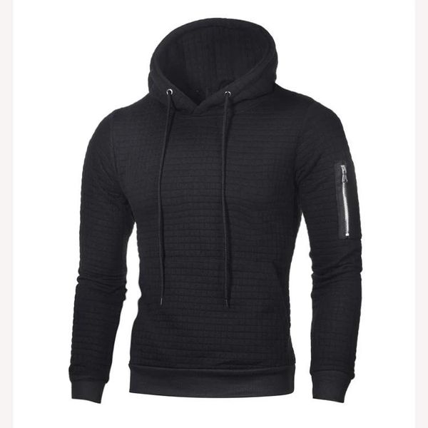 2020 sweater men's solid color pullover new fashion men's casual hooded sweater autumn and winter slim, White;black
2020 sweater men's solid color pullover new fashion men's casual hooded sweater autumn and winter slim, White;black