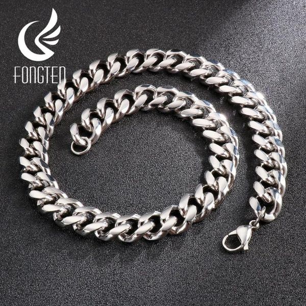 fongten cuban link chain mens necklace silver color 13mm/15mm long men women punk necklaces fashion jewelry couple gift
fongten cuban link chain mens necklace silver color 13mm/15mm long men women punk necklaces fashion jewelry couple gift