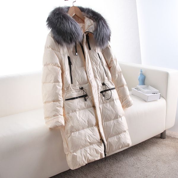 long ayusnue, winter, 90%, white, duck female coat, real, with silver fox fur collar, jacket down, 4bzs, Black
long ayusnue, winter, 90%, white, duck female coat, real, with silver fox fur collar, jacket down, 4bzs, Black