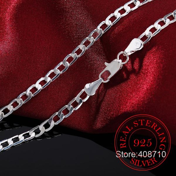 925 sterling silver 16/18/20/22/24/26/28/30 inches 4mm side chain necklace for women men fashion wedding jewelry gifts
925 sterling silver 16/18/20/22/24/26/28/30 inches 4mm side chain necklace for women men fashion wedding jewelry gifts