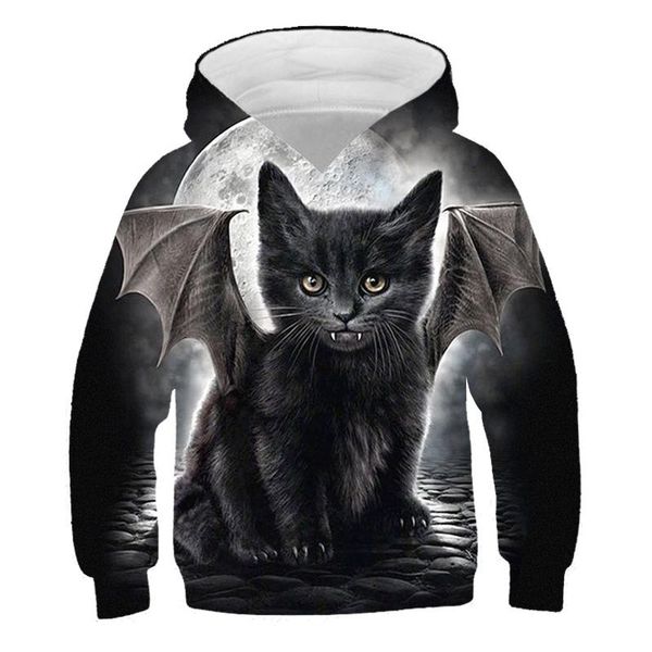 2020 hoodies for girls 3d cute animal cat pattern hoodies children's long sleeve pullover baby girl loose undershirt, Black
2020 hoodies for girls 3d cute animal cat pattern hoodies children's long sleeve pullover baby girl loose undershirt, Black