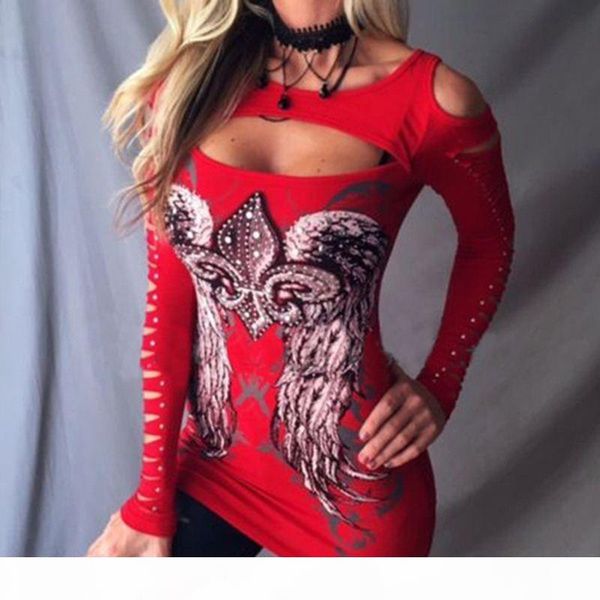 2017 мода женщины bodycon футболки с длинным рукавом пустые топы распечатать крылья топы tee потрясающие отверстие harajuku girls punk lj917, White
2017 мода женщины bodycon футболки с длинным рукавом пустые топы распечатать крылья топы tee потрясающие отверстие harajuku girls punk lj917, White